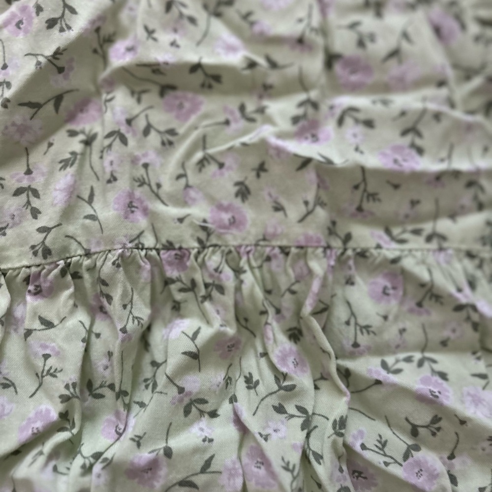 Wild Fable Light Green Floral Midi Dress - Picture 3 of 5